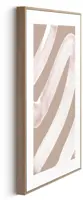Reinders schilderij hout white curve 20x30cm natural earth - afbeelding 5