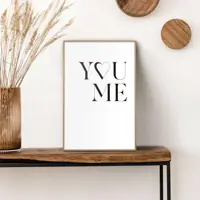 Reinders schilderij hout you love me 20x30cm natural earth - afbeelding 2