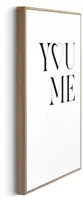 Reinders schilderij hout you love me 20x30cm natural earth - afbeelding 5