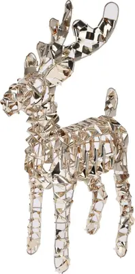 Rendier met micro-LED goud 37cm - afbeelding 2
