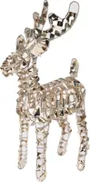 Rendier met micro-LED goud 37cm - afbeelding 2