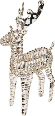 Rendier met micro-LED goud 60cm - afbeelding 2