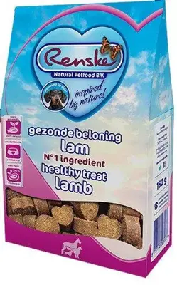 Renske Gezonde Beloning hartjes lam 150g