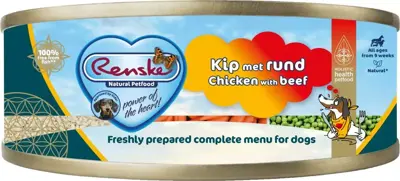 Renske hondenvoer vers kip & rund 95g
