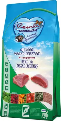 Renske Senior droogvoer verse kalkoen graanvrij 2kg