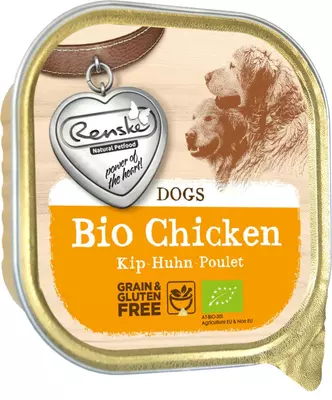 renske vers hond alu graanvrij kip biologisch 300 gr