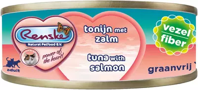 renske vers kat vezel tonijn/zalm 70 gr