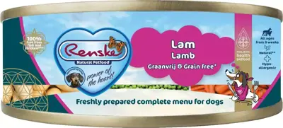 Renske Vers Lam Graanvrij – 95 g Hondenvoer