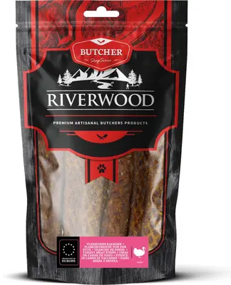 Riverwood vleesstrips kalkoen 150g