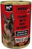 Rokus Chunks Adult hondenvoer rund 415g kopen?