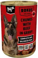 Rokus chunks dog adult beef 415g kopen?