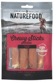 Rosewood Naturefood Chewy Sticks zalm 100g