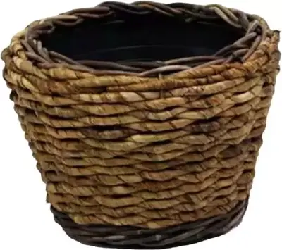 Rotan Drypot Abaca plantenmand 33x24cm