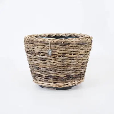 Rotan Drypot Abaca plantenmand 35x30cm - afbeelding 1