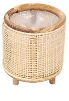 Rotan Webbing plantenmand 17x17x18cm kopen?