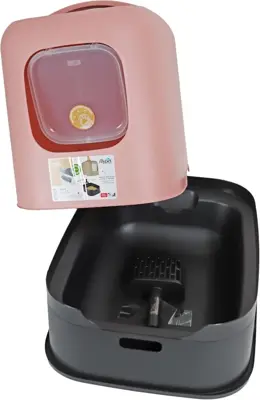 Rotho Biala kattenbak, kattentoilet roze - afbeelding 2