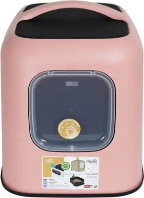 Rotho Biala kattenbak, kattentoilet roze - afbeelding 4
