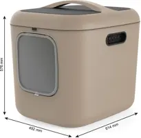 Rotho Kattentoilet biala xl cappuchino - afbeelding 2