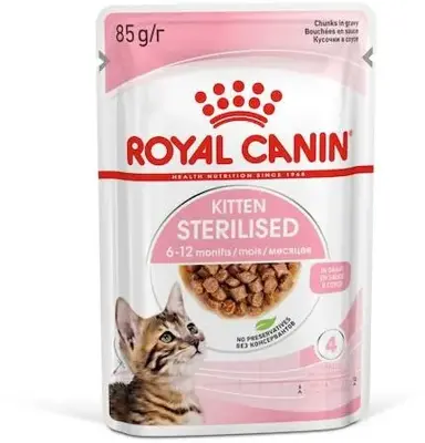 Royal Canin Kitten Sterilised In Gravy - afbeelding 1