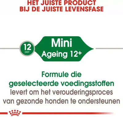 Royal Canin Mini Adult 12+ Ageing natvoer hond, 85g - afbeelding 2