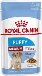 Royal Canin Puppy Medium natvoer 10x140g kopen?