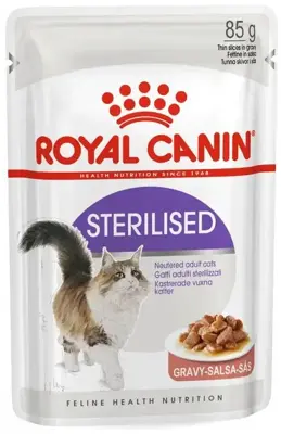 Royal Canin Sterilised in Gravy natvoer kat 85g - afbeelding 1