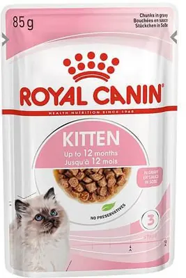 Royal Canin voor kittens natvoer in jus 85g
