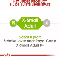 Royal Canin X-Small Adult 8+ jaar 1,5kg - afbeelding 2