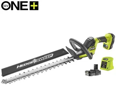 Ryobi ONE+™ 18v accu 45cm heggenschaar (incl. 1x 2.0ah accu)