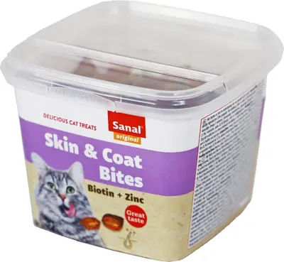 Sanal bites Skin & Coat kattensnack, 75g