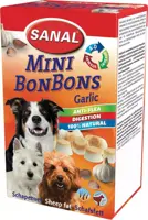 Sanal hond bonbons mini schapenvet, garlic kopen?