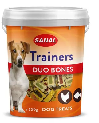 Sanal hondensnack Duo Bones 300g