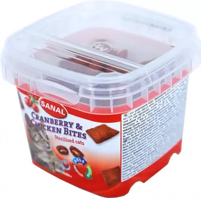 Sanal kat cranberry &amp; chicken cups, 75 gram - afbeelding 1