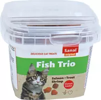 Sanal kat fish trio cups, 75 gram - afbeelding 2
