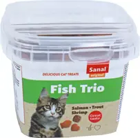 Sanal kat fish trio cups, 75 gram - afbeelding 2