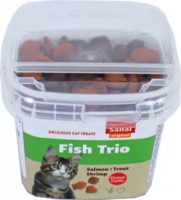 Sanal kat fish trio cups, 75 gram - afbeelding 3