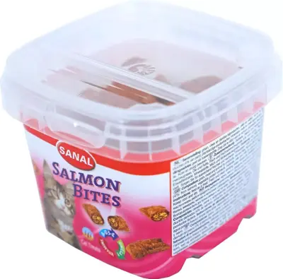 Sanal kat salmon bites cups, 75 gram - afbeelding 1