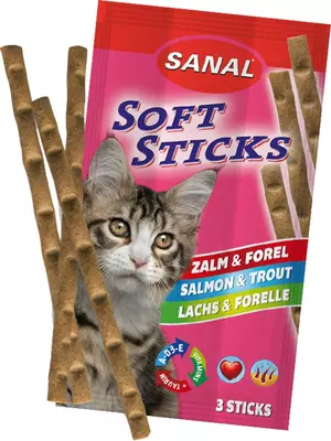 Sanal pak à 3 soft sticks zalm en forel