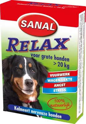 Sanal Relax grote hond &gt;20 kg, 15 tabletten - afbeelding 1