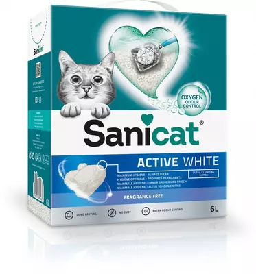Sanicat Active White unscented 6L