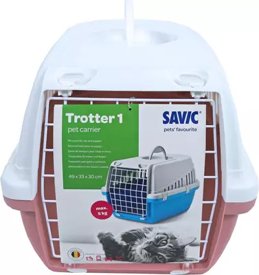 Savic reismand Trotter 1 plastic, earthroze/wit - afbeelding 4