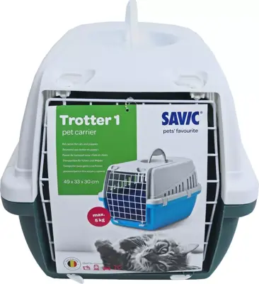 Savic reismand Trotter 1 plastic nordic green/wit - afbeelding 4