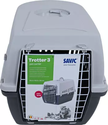 Savic reismand Trotter 3 plastic antraciet/lichtgrijs - afbeelding 2