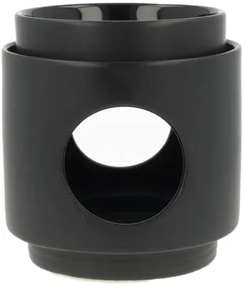 ScentChips geurbrander dome keramiek 11x11x11cm zwart - afbeelding 1