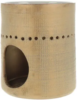 ScentChips geurbrander keramiek 11x11x13cm brons - afbeelding 3