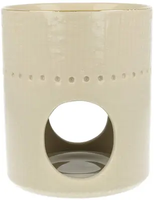 ScentChips geurbrander keramiek 13x11x11cm zand