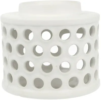 ScentChips geurbrander keramiek 13x13cm wit - afbeelding 1