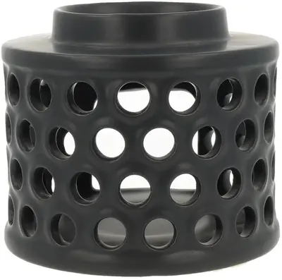 ScentChips geurbrander keramiek 13x13cm zwart - afbeelding 1