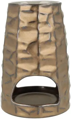 ScentChips geurbrander keramiek chiselled 10x15cm brons - afbeelding 1
