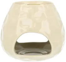 ScentChips geurbrander keramiek chiselled 13x13x11cm zand - afbeelding 1